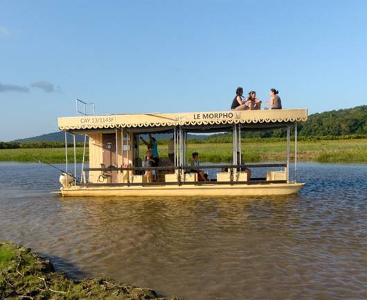 Bateau Marais de Kaw - Le Morpho